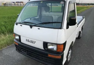 White 1998 Daihatsu Hijet Truck, 47,447 miles, EF, stock KTD-0297 (photo 2)