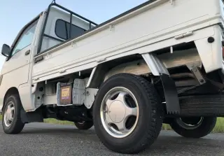 White 1998 Daihatsu Hijet Truck 4WD kei truck for sale, stock KTD-0297 (photo 5)