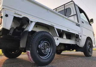 White 1998 Daihatsu Hijet Mini Truck, Kei Truck, 12,203 miles, EF, stock KTD-0295 (photo 6)