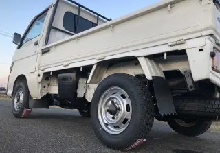 White 1998 Daihatsu Hijet Truck 4WD kei truck for sale, stock KTD-0296 (photo 5)