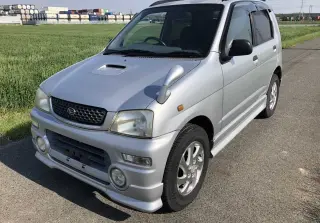Silver 1998 Daihatsu Terios SUV, 72,712 miles, EF, stock KTD-0525 (photo 2)