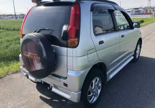 Silver 1998 Daihatsu Terios SUV, Automatic, imported Japanese import, stock KTD-0525 (photo 4)