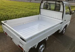 White 1998 Suzuki Carry Truck, 5-Speed Manual, imported kei truck, stock KTD-0313 (photo 4)