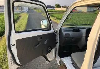 White 1998 Suzuki Carry Truck, 5-Speed Manual, imported kei truck, stock KTD-0313 (photo 8)