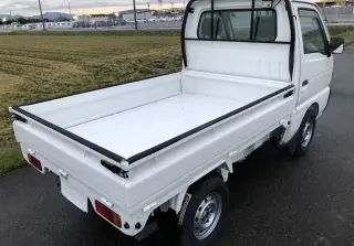 White 1998 Suzuki Carry Truck, 5-Speed Manual, imported kei truck, stock KTD-0310 (photo 4)