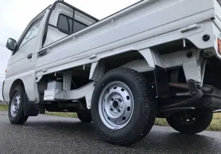 White 1998 Suzuki Carry Truck 4WD kei truck for sale, stock KTD-0310 (photo 5)