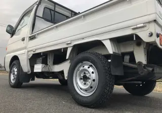 White 1998 Suzuki Carry Mini Truck, Kei Truck 4WD kei truck for sale, stock KTD-0311 (photo 5)
