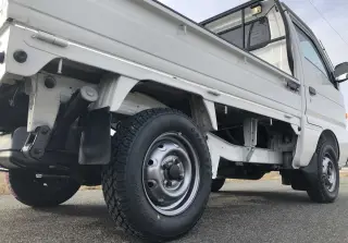 White 1998 Suzuki Carry Mini Truck, Kei Truck, 60,730 miles, F6A, stock KTD-0312 (photo 6)