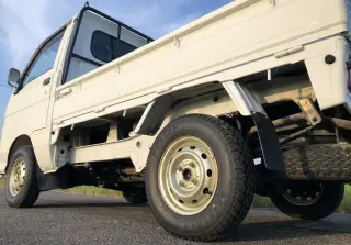 White 1999 Daihatsu Hijet Mini Truck, Kei Truck 4WD kei truck for sale, stock KTD-0325 (photo 5)