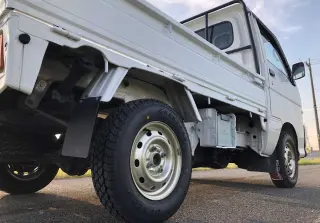 White 1999 Daihatsu Hijet Mini Truck, Kei Truck, 15,446 miles, EF, stock KTD-0325 (photo 6)