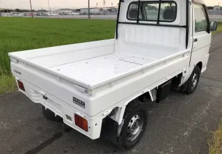 White 1999 Daihatsu Hijet Truck, 5-Speed Manual, imported kei truck, stock KTD-0326 (photo 4)