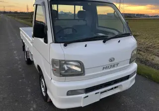 White 1999 Daihatsu Hijet Truck 4WD kei truck for sale, stock KTD-0327 (photo 1)