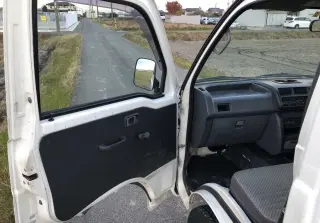 White 1999 Daihatsu Hijet Truck, 5-Speed Manual, imported kei truck, stock KTD-0327 (photo 8)