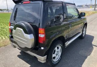 Black 1999 Mitsubishi Mini Pajero, SUV, Automatic, imported kei car, stock KTD-0199 (photo 4)
