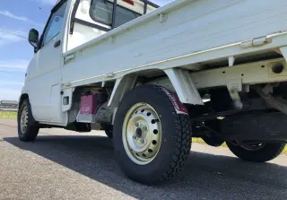 White 1999 Mitsubishi Minicab Truck 4WD kei truck for sale, stock KTD-0339 (photo 5)