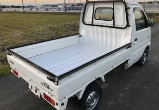 White 1999 Suzuki Carry Truck, 5-Speed Manual, imported kei truck, stock KTD-0358 (photo 4)