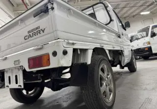 White 1999 Suzuki Carry Truck 4WD kei truck for sale, stock KTD-0362 (photo 5)
