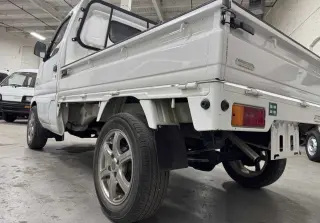 White 1999 Suzuki Carry Truck, 21,543 miles, F6A, stock KTD-0362 (photo 6)