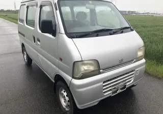 Silver 1999 Suzuki Every Van 4WD kei van for sale, stock KTD-0463 (photo 1)