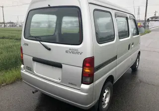 Silver 1999 Suzuki Every Van, 5-Speed Manual, imported kei van, stock KTD-0463 (photo 4)