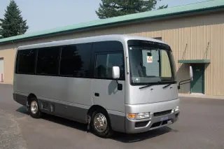Silver Metalic 2000 Nissan Civilian Touring 9-Pass Camper 4.2L Diesel, Dually, Auto, Automatic, stock KTD-0119 (photo 8)