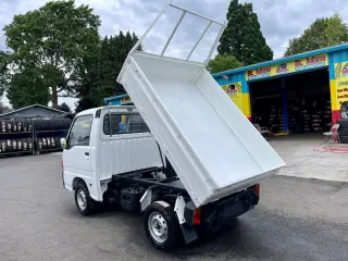 1991 Subaru Samber 3-Way Dump 4WD, 2Hi-4Hi, EL Gear, 5MT — White Mini Dump Trucks, photo 8 of 9