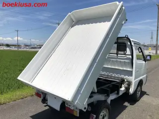 1991 Suzuki Carry Mini Dump Truck - Boeki USA — White 4WD Mini Dump Trucks, photo 4 of 11