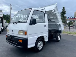 1992 Subaru Sambar SD Dump 4WD, 2Hi-4Hi, EL Gear, 5MT, Like New! — White Mini Dump Trucks, photo 3 of 9