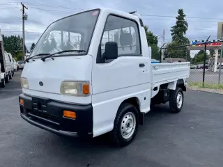 1992 Subaru Sambar SD Dump 4WD, 2Hi-4Hi, EL Gear, 5MT, Like New! — White Mini Dump Trucks, photo 4 of 9