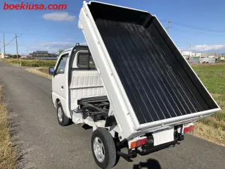 1992 Suzuki Carry Mini Dump Truck - Boeki USA — White 4WD Mini Dump Trucks, photo 3 of 11