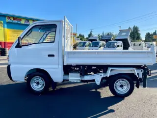 1993 Mazda Scrum Scissor Lift HD Dump 4WD, 2Hi-4Hi-4Lo, 4MT — White Mini Dump Trucks, photo 9 of 9