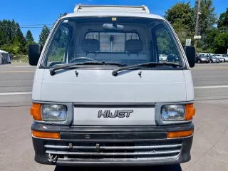 1994 Daihatsu Hi-Jet Climber Dump 4WD, 2Hi-4Hi-4Lo, 5MT, Difflock — White Mini Dump Trucks, photo 2 of 9