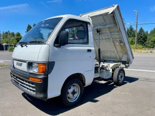1994 Daihatsu Hi-Jet Climber Dump 4WD, 2Hi-4Hi-4Lo, 5MT, Difflock — White Mini Dump Trucks, photo 3 of 9
