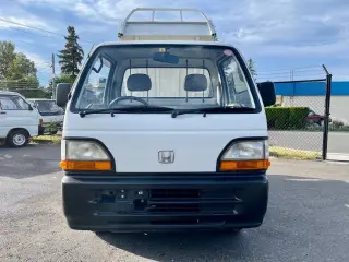 1994 Honda Acty Hard Dump Realtime 4WD, Rear Engine, AC, 5MT — White Mini Dump Trucks, photo 2 of 9