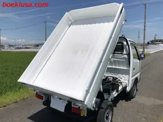 1994 Suzuki Carry Mini Dump Truck - Boeki USA — White 4WD Mini Dump Trucks, photo 4 of 11