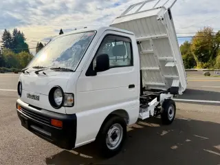 1994 Suzuki Carry SD Dump 4WD, 2Hi-4Hi-4Lo, 4MT, Diff Lock, Like New — White Mini Dump Trucks, photo 3 of 9