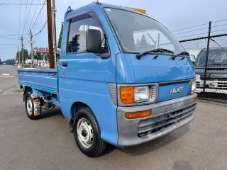 1995 Daihatsu Hi-Jet Climber Dump 4WD, 2Hi-4Hi-4Lo, 5MT, Difflock — Blue Mini Dump Trucks, photo 2 of 9