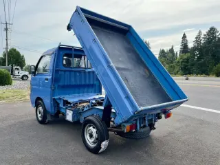1995 Daihatsu Hi-Jet Climber Dump 4WD, 2Hi-4Hi-4Lo, 5MT, Difflock — Blue Mini Dump Trucks, photo 8 of 9