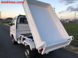 1996 Suzuki Carry Mini Dump Truck - Boeki USA — White 4WD Mini Dump Trucks, photo 3 of 11