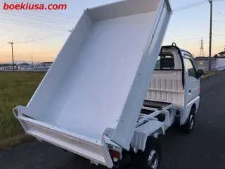 1996 Suzuki Carry Mini Dump Truck - Boeki USA — White 4WD Mini Dump Trucks, photo 4 of 11