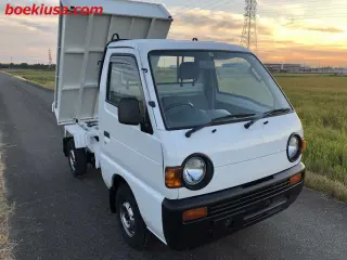1996 Suzuki Carry Mini Dump Truck - Boeki USA — White 4WD Mini Dump Trucks, photo 1 of 11