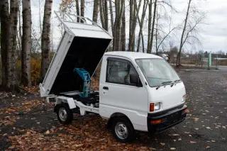1997 Mitsubishi Minicab HD Dump 4WD, 2Hi-4Hi-4Lo, PS, 5MT — Grey Mini Dump Trucks, photo 9 of 9
