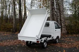 1997 Mitsubishi Minicab HD Dump 4WD, 2Hi-4Hi-4Lo, PS, 5MT — Grey Mini Dump Trucks, photo 7 of 9