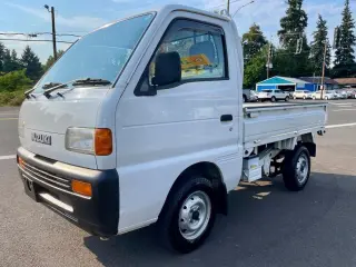 White 1997 Suzuki Carry SD Dump 4WD, 2Hi-4Hi-4Lo, 4MT, Diff Lock, Like New, Manual, stock KTD-0160 (photo 4)