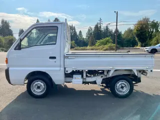 White 1997 Suzuki Carry SD Dump 4WD, 2Hi-4Hi-4Lo, 4MT, Diff Lock, Like New, 73,670 miles, stock KTD-0160 (photo 6)