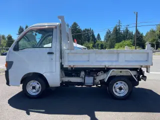 Passo White 1998 Daihatsu Hi-Jet PTO HD Dump 4WD, 2Hi-4Hi-4Lo, AC, 5MT, D-Lock, Manual, stock KTD-0163 (photo 4)