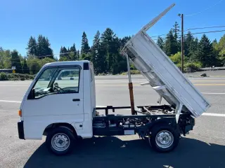 1998 Subaru Sambar HD Dump 4WD, 2Hi-4Hi, EL Gear, 5MT — White Mini Dump Trucks, photo 5 of 9