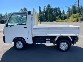 1998 Subaru Sambar HD Dump 4WD, 2Hi-4Hi, EL Gear, 5MT — White Mini Dump Trucks, photo 6 of 9