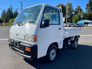 1998 Subaru Sambar HD Dump 4WD, 2Hi-4Hi, EL Gear, 5MT — White Mini Dump Trucks, photo 4 of 9
