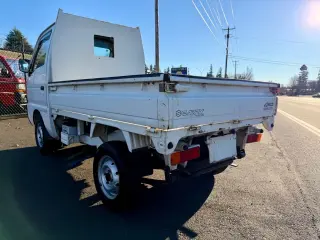 1998 Suzuki Carry Dump 4WD, 2Hi-4Hi-4Lo, EL Gear, AC, 5MT, Difflock — White Mini Dump Trucks, photo 6 of 9
